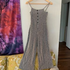 B&W Striped Jumpsuit-Size S